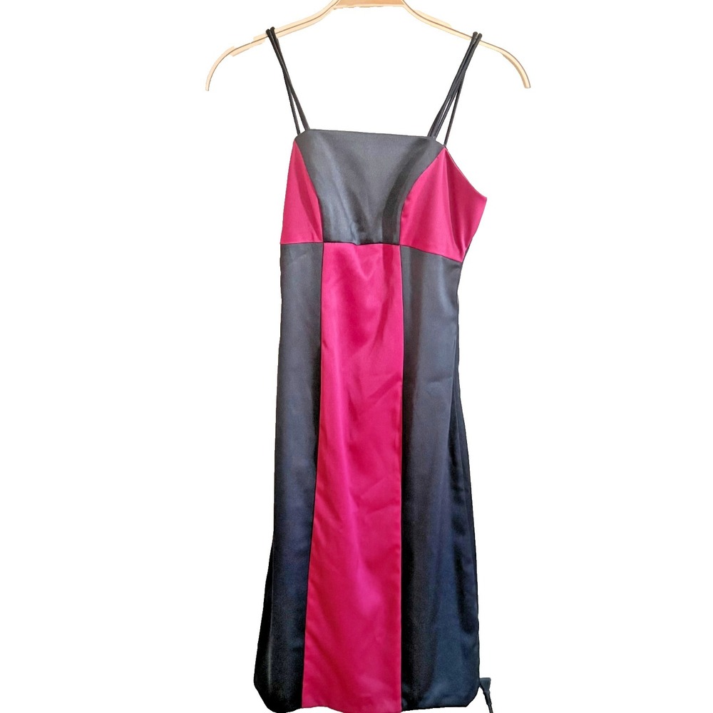 Masquerade Dress 90s Y2K 3/4 Formal Evening Gown Midi Made‎ USA Glamour Prom